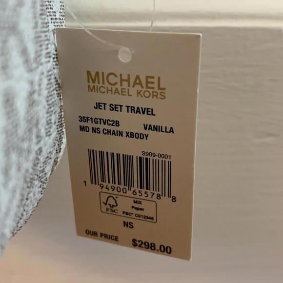 MK Michael Kors Jet Set crossbody purse handbag NWT. - Picture 2 of 11